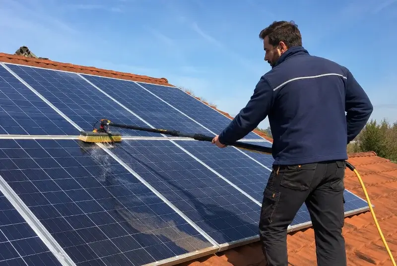 Nettoyage et entretien de panneaux solaires à Maché