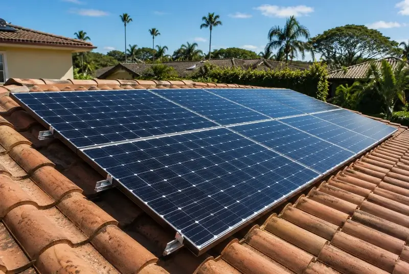 Installation de panneaux solaires à Maché